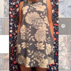 Blue Floral summer dress